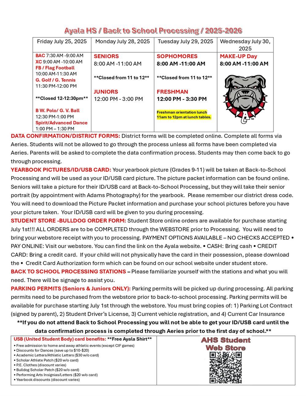 24-25 Back to School Processing